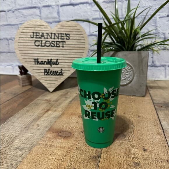 2023 STARBUCKS EARTH DAY CHOOSE TO REUSE VENTI COLD CUP & HOLIDAY HOT CUP - Picture 7 of 11